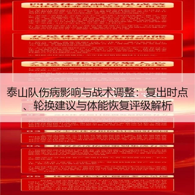 泰山队伤病影响与战术调整：复出时点、轮换建议与体能恢复评级解析